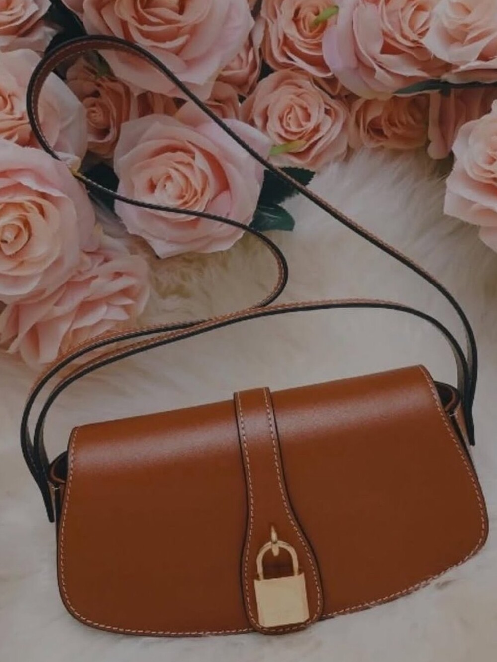 Brand New!!!! Celine Tabou Clutch On Strap Tan LOCK COMES WITH COA!!! Unused!!! - Picture 8 of 16